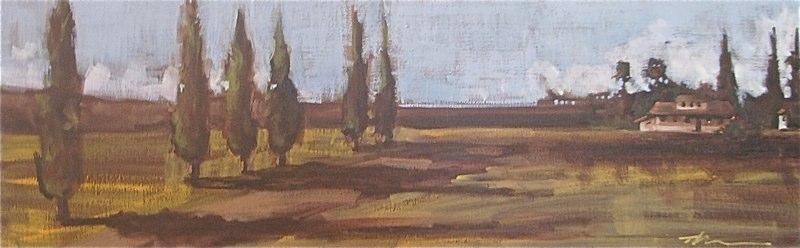 at home in the Italian country side