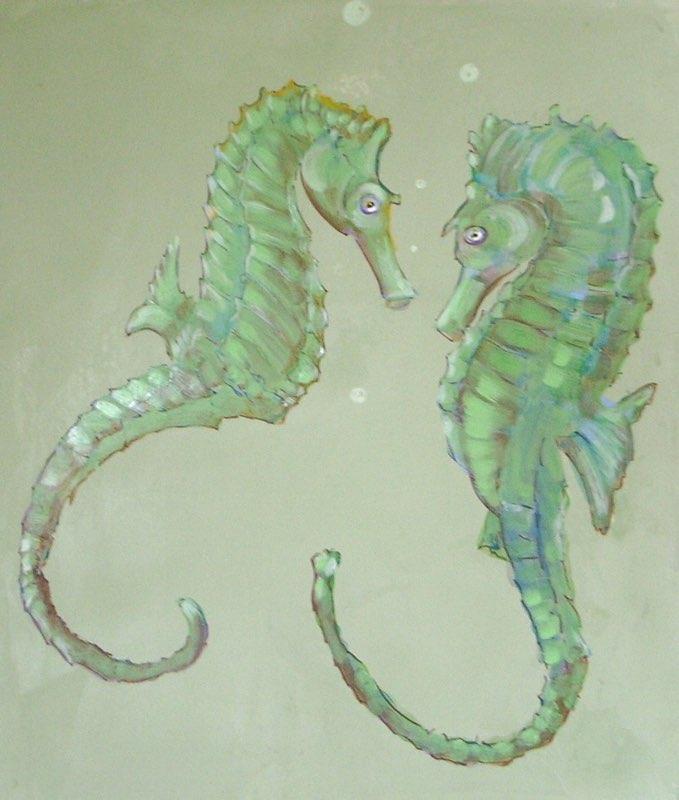 the not so shy seahorse